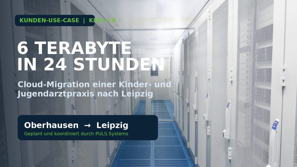 Rechenzentrum Leipzig für die Cloud-Migration der Kinderarztpraxis KIDS 4.0